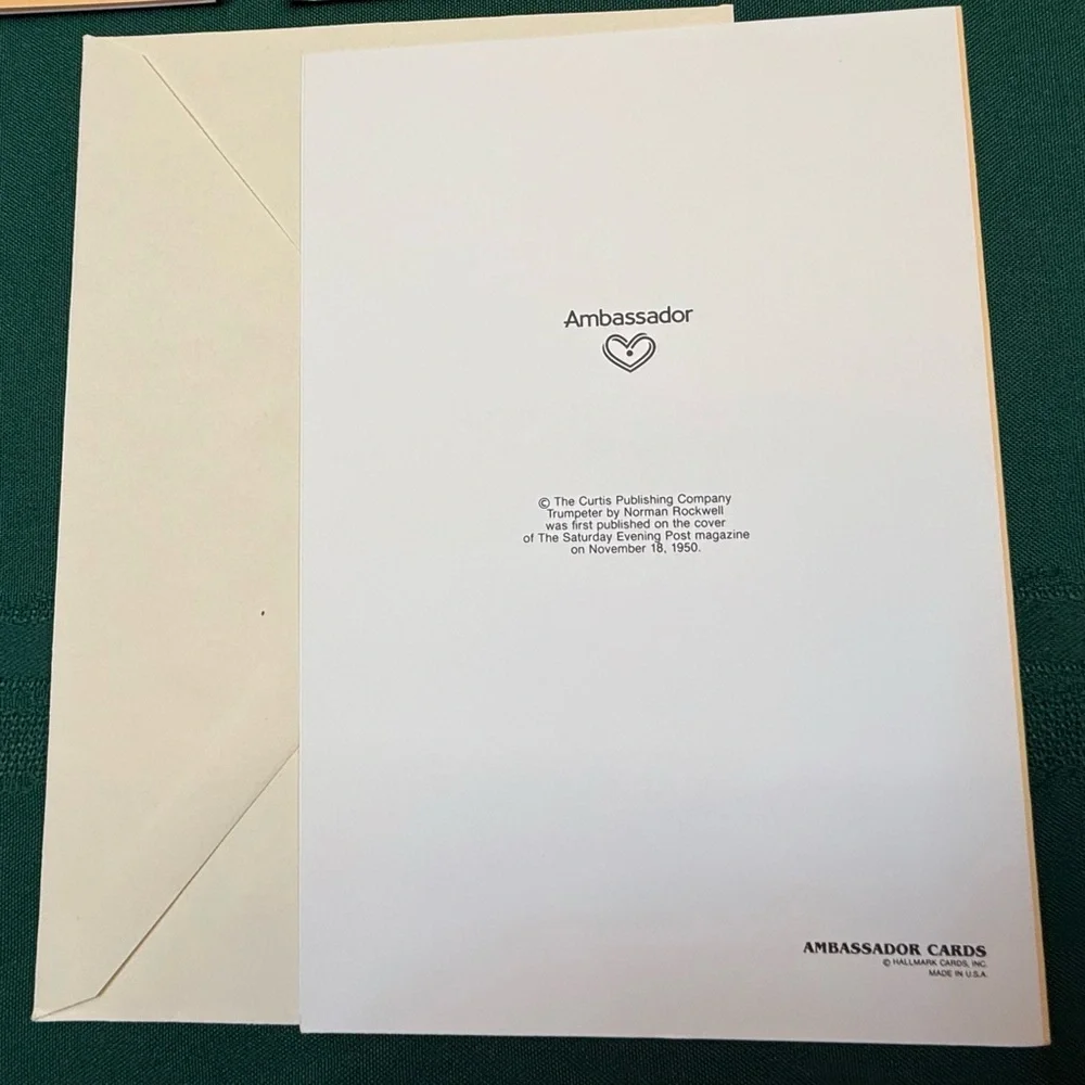 Saturday Evening Post Greeting Cards and Envelopes 7 Total